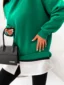 Bluza DUAL STYLE - zielona widok z przodu przybliżenie