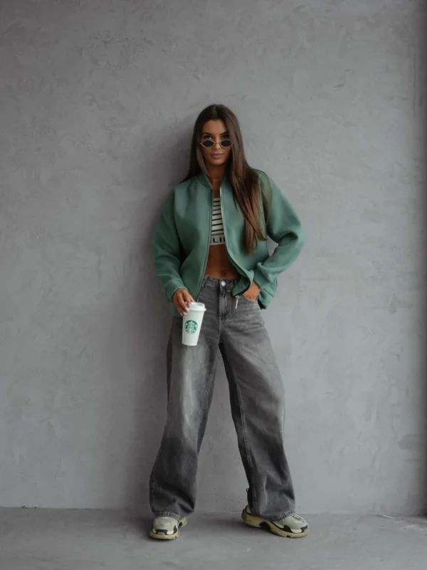 Bomberka Fancy – khaky widok z przodu