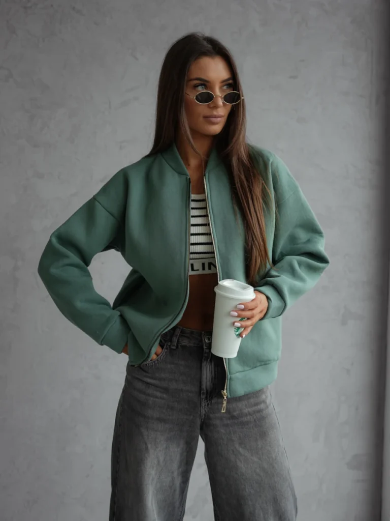 Bomberka Fancy – khaky widok z przodu przybliżenie