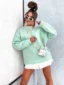 Bluza DUAL STYLE - miętowy widok z przodu