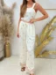 Komplet BOHO TERRA – top i spodnie w stylu boho widok z przodu