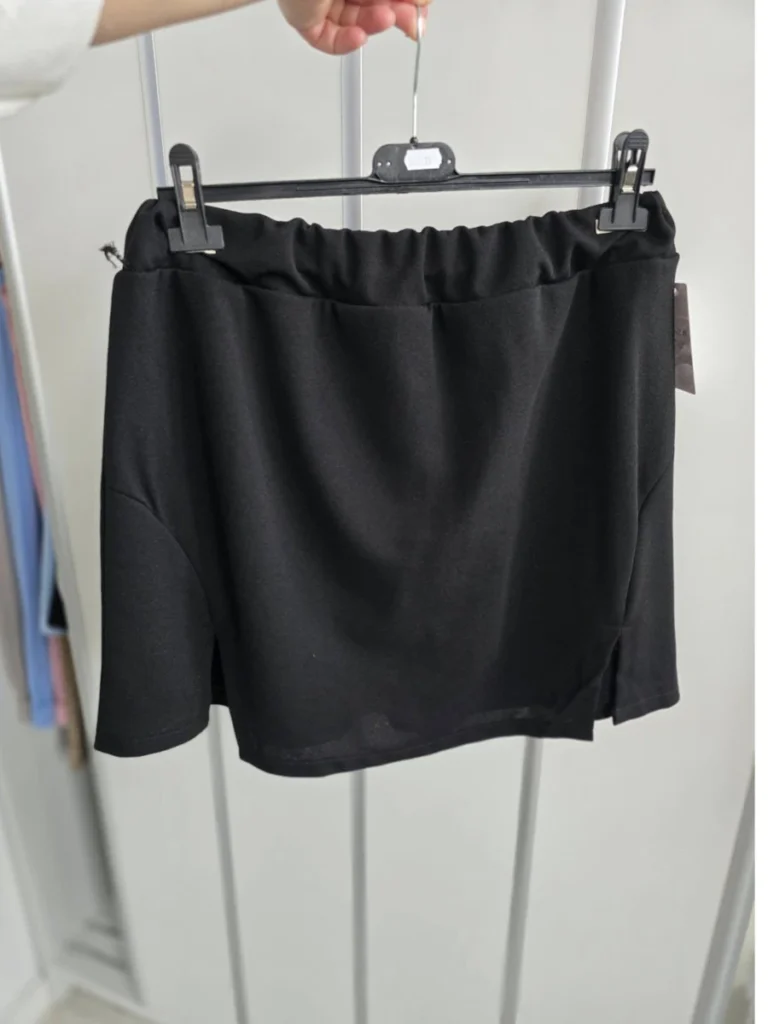 Spódnico-spodenki - plus size widok z przodu