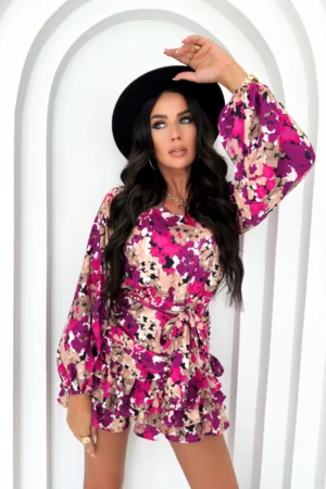 Sukienka Chloe - RÓŻOWA widok z przodu