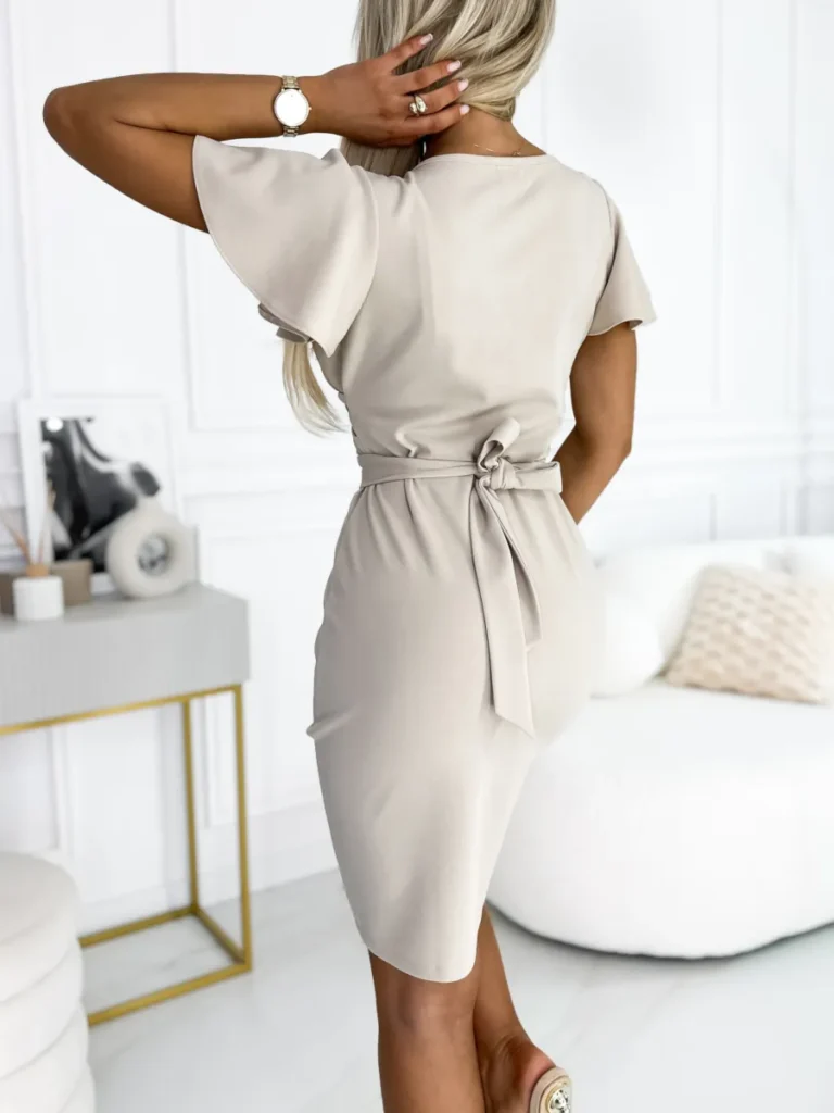 Sukienka NINA beżowa DRESSME 5