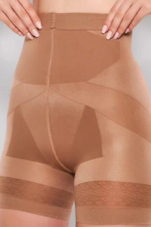 Majtki modelujące PUSH UP 140 DEN – opal