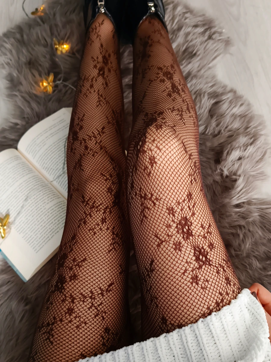 rajstopy poppy czekoladowe korknkowwe