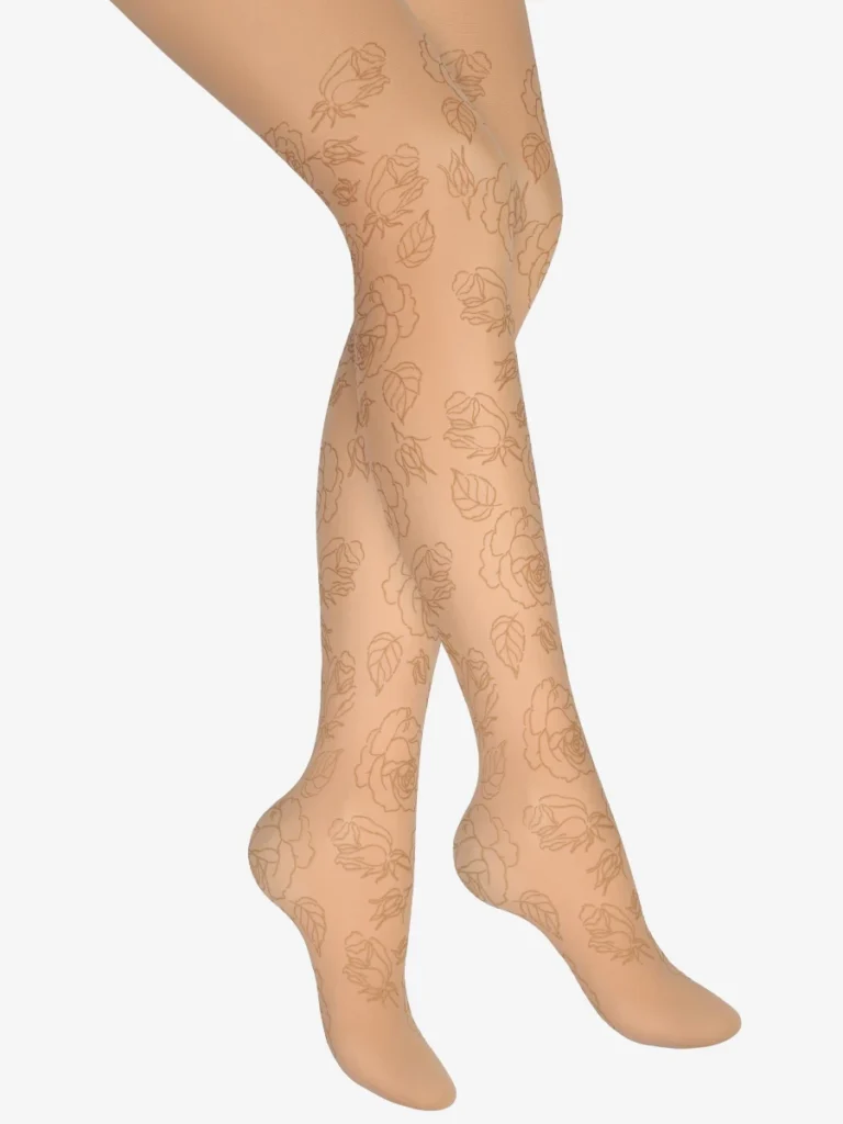 rajstopy-damskie-bezowe-w-roze-cienkie-emmy-na-sylwetce